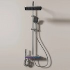 Led Işıklı Beyaz Duş Seti Led Işıklı Beyaz Duş Seti