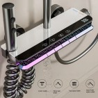 Led Işıklı Beyaz Duş Seti Led Işıklı Beyaz Duş Seti