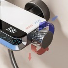 Led Işıklı Beyaz Duş Seti Led Işıklı Beyaz Duş Seti