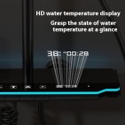 Led Işıklı Gri Duş Seti Led Işıklı Gri Duş Seti