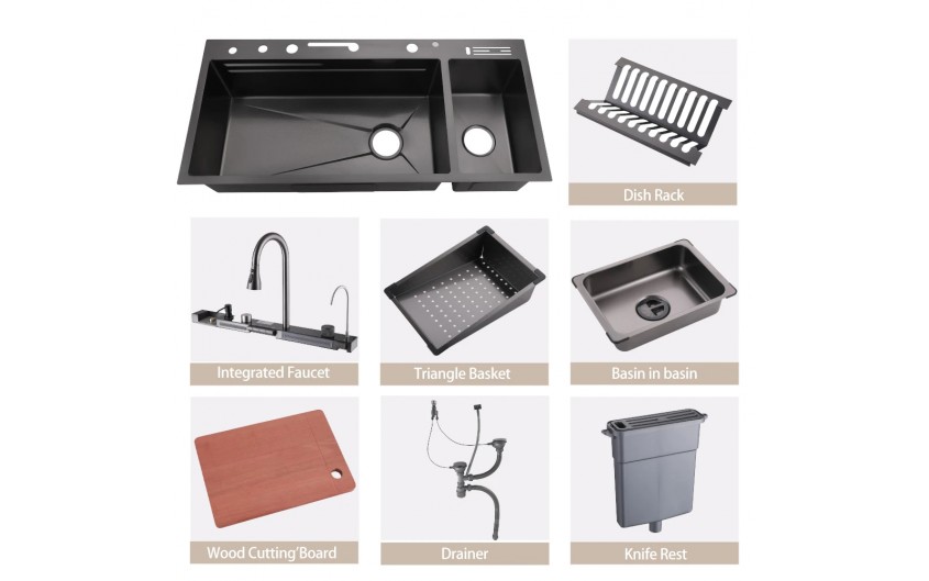 Teknolojik Akıllı Eviye 100*46 cm Full Versiyon Teknolojik Akıllı Eviye 100*46 cm Full Versiyon