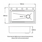 Teknolojik Akıllı Eviye 100*46 cm Full Versiyon Teknolojik Akıllı Eviye 100*46 cm Full Versiyon